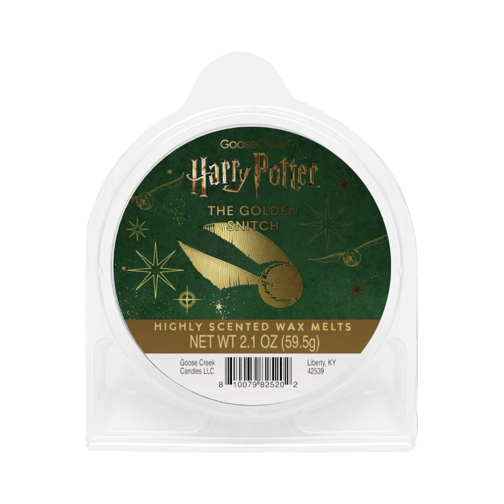 Goose Creek Harry Potter Hogwarts Wax Melts NEW 2.1 oz "The‎ Golden Snitch"